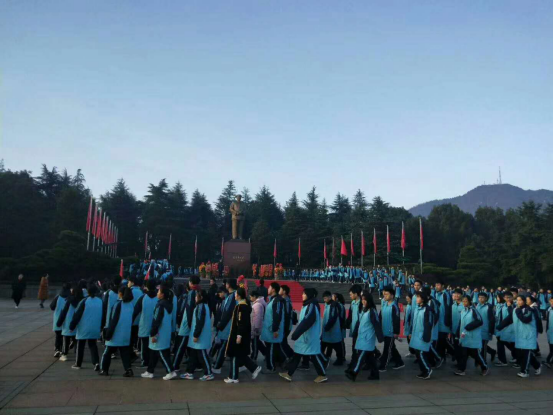 泗阳桃州中学参加韶山研学之旅_湖南研学旅行网